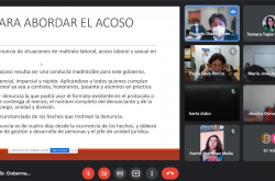 Gobernador Regional capacitó a funcionarios mediante charla contra el acoso laboral