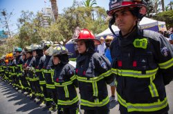 Refuerzos para bomberos: Gobernador Ricardo Díaz entregó más de $2.900 millones en nuevos equipos