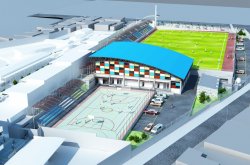 Comisión del CORE realiza inspección en terreno a la obra del Complejo Deportivo Escolar Corvallis de Antofagasta