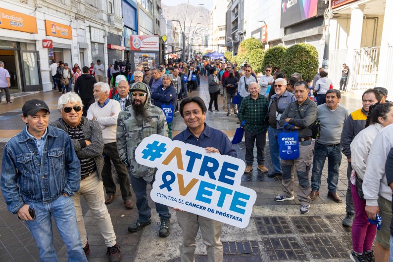 GORE presente en campaña “Atrévete contra el Cáncer de Próstata” que realizó en Antofagasta 400 exámenes gratuitos