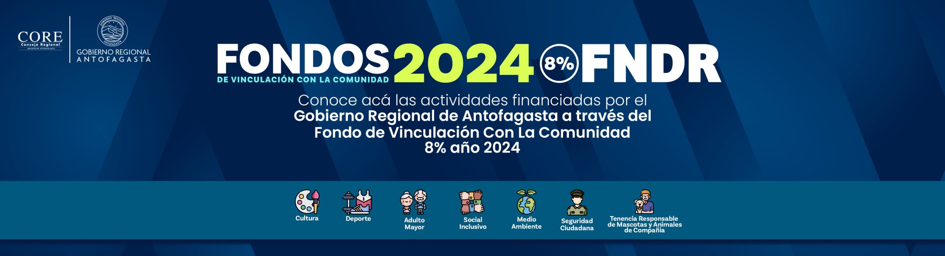 Fondos Regionales FNDR 8% Año 2024