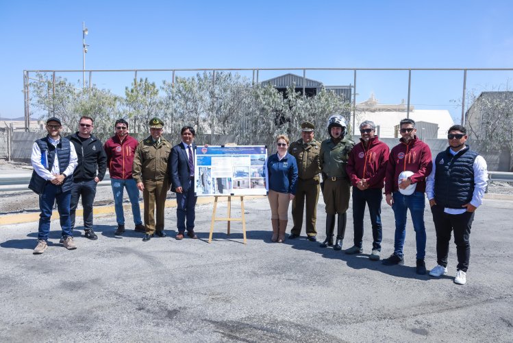 Mayor Seguridad: Gobierno Regional financió proyecto de mejoramiento de la garita de control en sector La Negra de Antofagasta