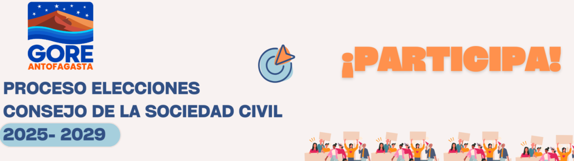 INICIA NUEVO LLAMADO A CONFORMAR EL CONSEJO REGIONAL DE LA SOCIEDAD CIVIL 2025- 2029