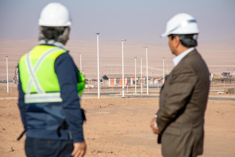 GORE junto a la Empresa Portuaria de Antofagasta realizaron una visita inspectiva a los terrenos donde se levanta zona logística en sector La Negra