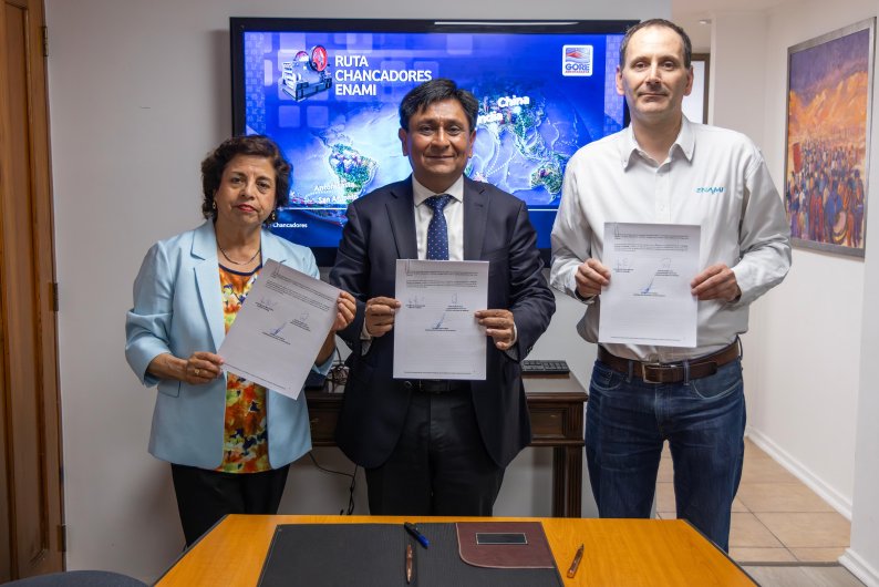 ENAMI y GORE Antofagasta firman nuevo convenio que permite traslado de Planta Taltal, mejora de Planta Tocopilla y estudio geológico en Calama