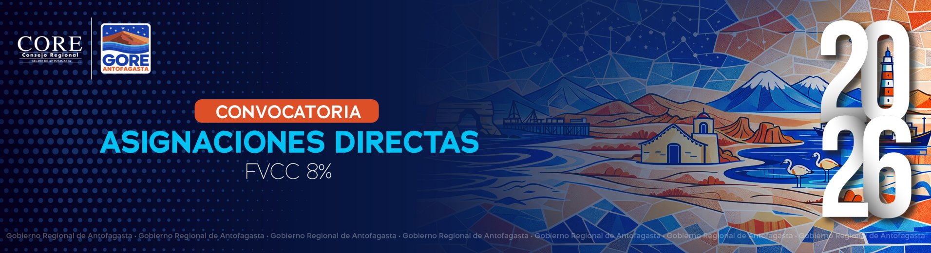 CONVOCATORIA ASIGNACIONES DIRECTAS 8% FNDR - 2026
