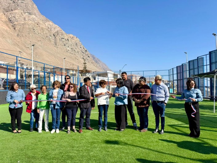 Financiamiento GORE: Tras años de espera se inauguró la “Multicancha Bellavista” de Tocopilla