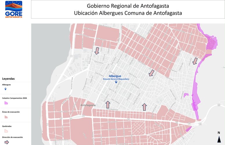 ALBERGUES REGIÓN ANTOFAGASTA