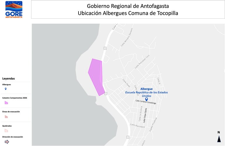 ALBERGUES REGIÓN ANTOFAGASTA