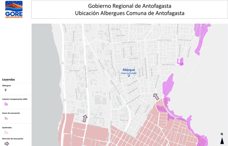 ALBERGUES REGIÓN ANTOFAGASTA