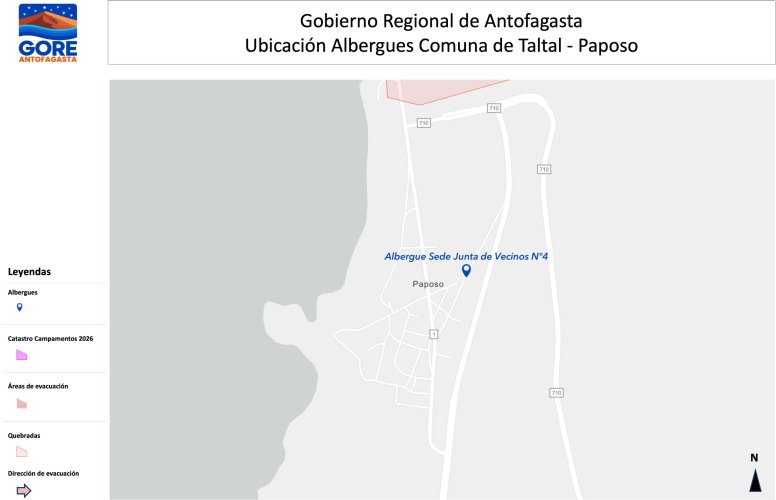 ALBERGUES REGIÓN ANTOFAGASTA