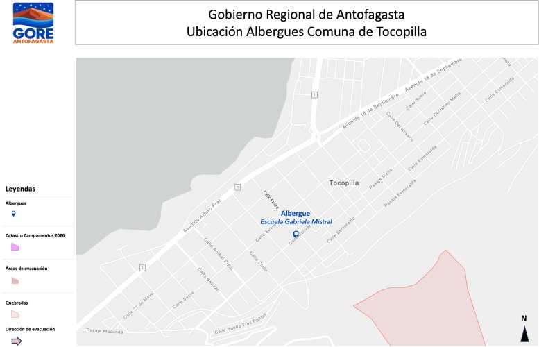 ALBERGUES REGIÓN ANTOFAGASTA
