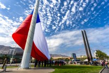 GORE Antofagasta: Bandera Bicentenario ya se encuentra flameando para estas fiestas patrias 2026
