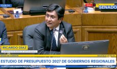 Discusión de Presupuesto 2027: Gobernador Díaz calificó de “camisa de fuerza” propuesta presentada por la DIPRES para los Gobiernos Regionales